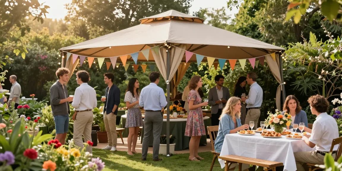 Experience vibrant outdoor events with gazebo hire from https://www.gazebohirelondon.co.uk/, featuring 3m x 3m pop-up gazebos, perfect for garden parties.