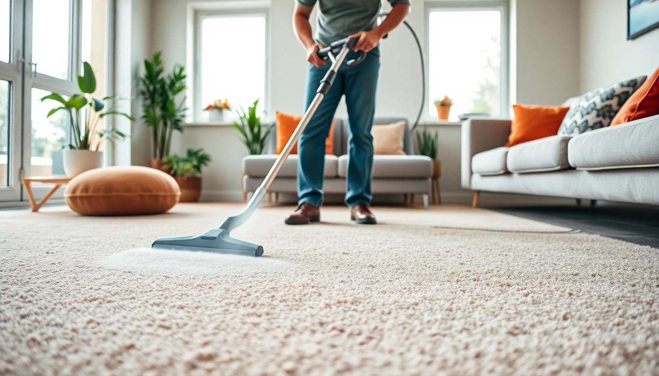 Revitalizing carpet cleaning services in Glasgow restoring vibrancy to a cozy living room.
