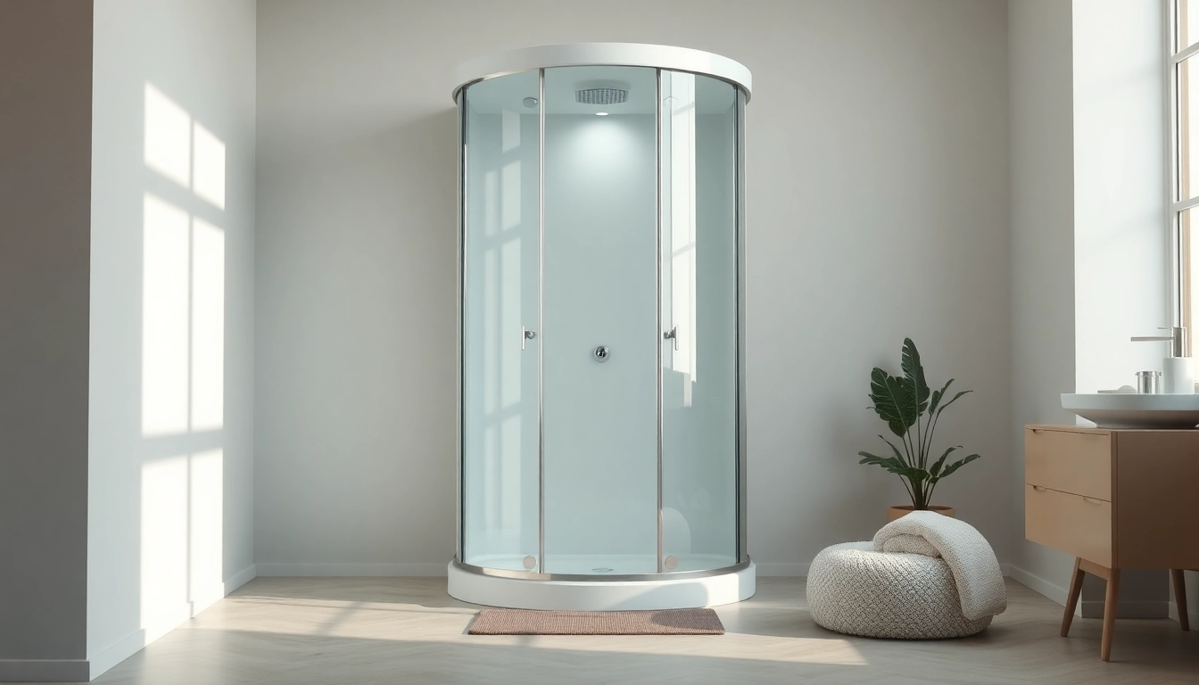 Erleben Sie die stilvolle sonni Duschkabine in einem modernen Badezimmer mit eleganter Einrichtung.