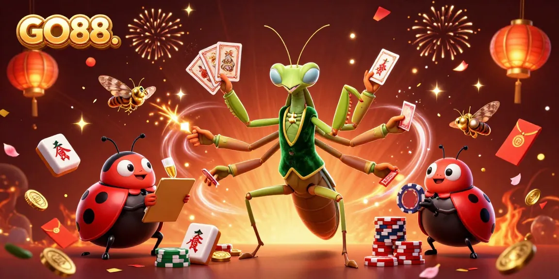 Experience the exciting GO88. gaming world with vibrant visuals and dynamic scenes from top online casino games.