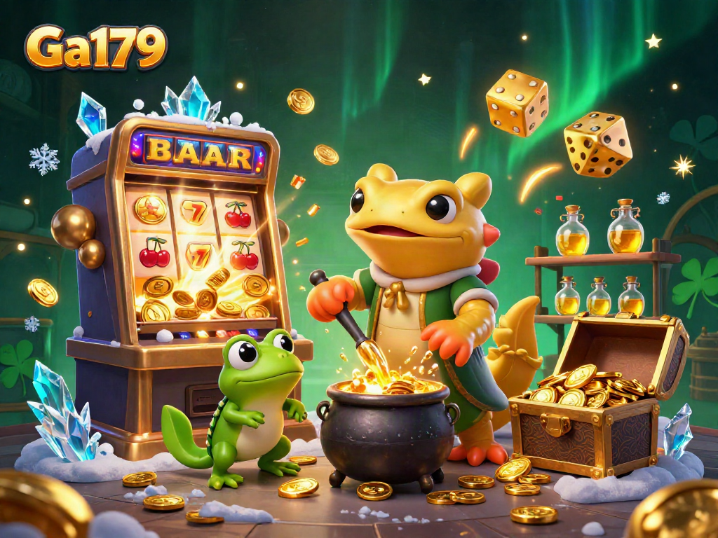 Engage with Ga179’s exciting casino experience featuring vibrant characters and jackpot elements.