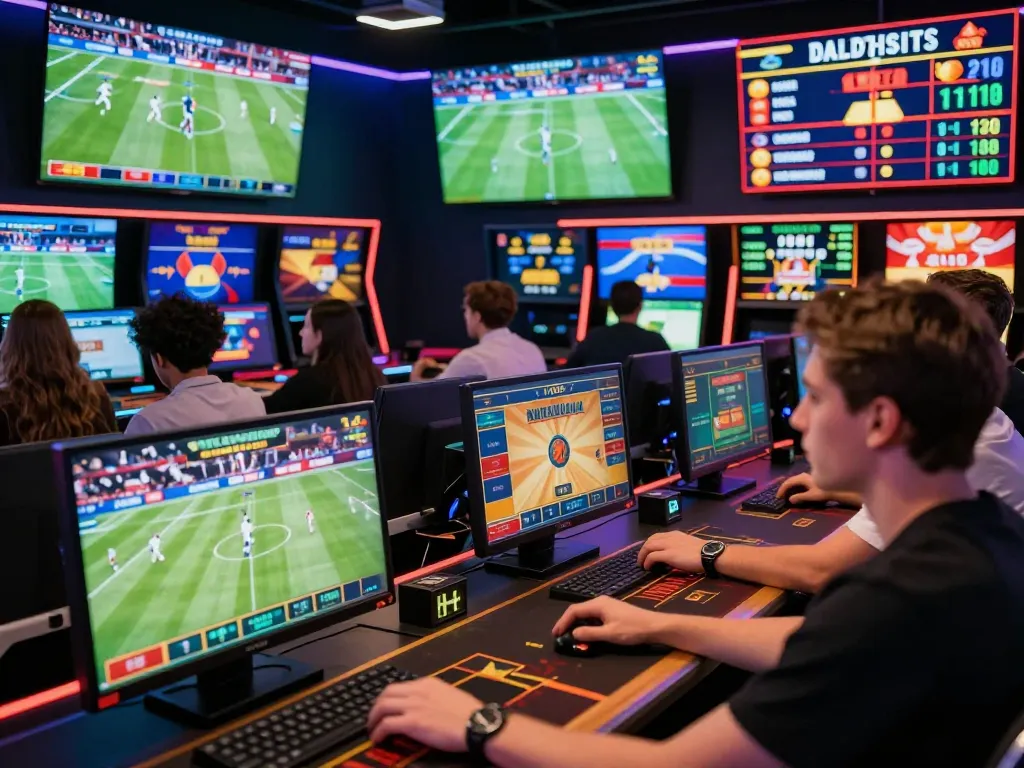 Exciting online gambling at https://tt88.gr.com/ showcasing players betting on sports and casino games in a vibrant digital environment.