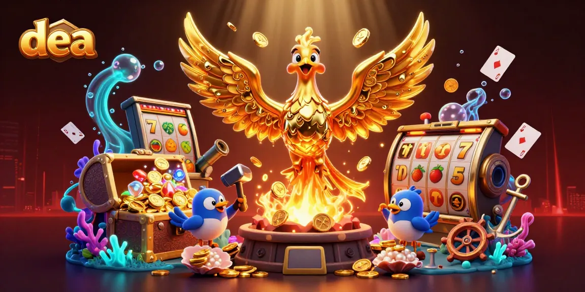 Play slots and enjoy a winning experience with the golden phoenix at dea.