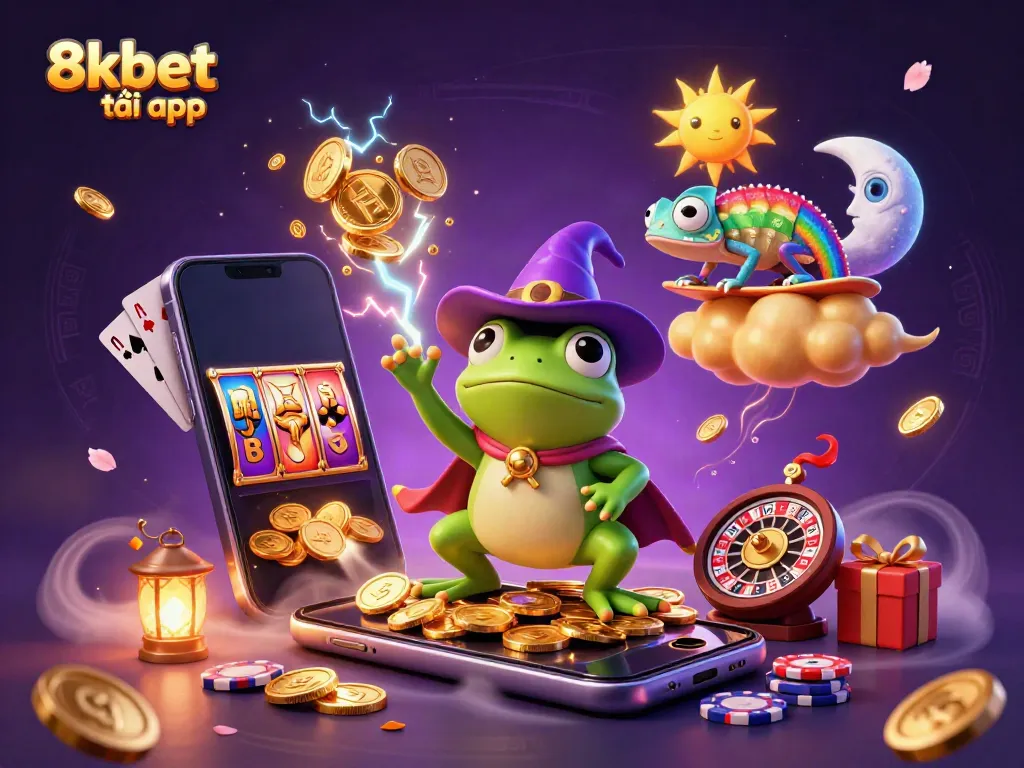 Experience the excitement of 8xbet tải app with a spectacular storm of golden coins and vibrant characters.