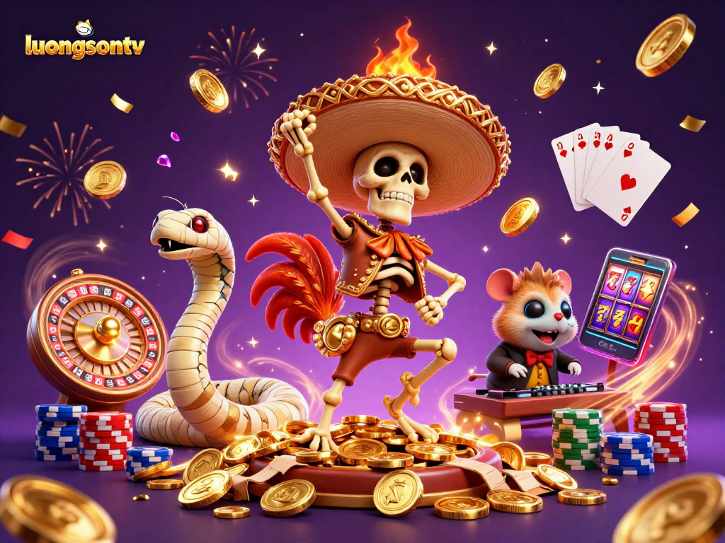Experience thrilling wins at luongsontv with vibrant celebrations of victory and gaming!