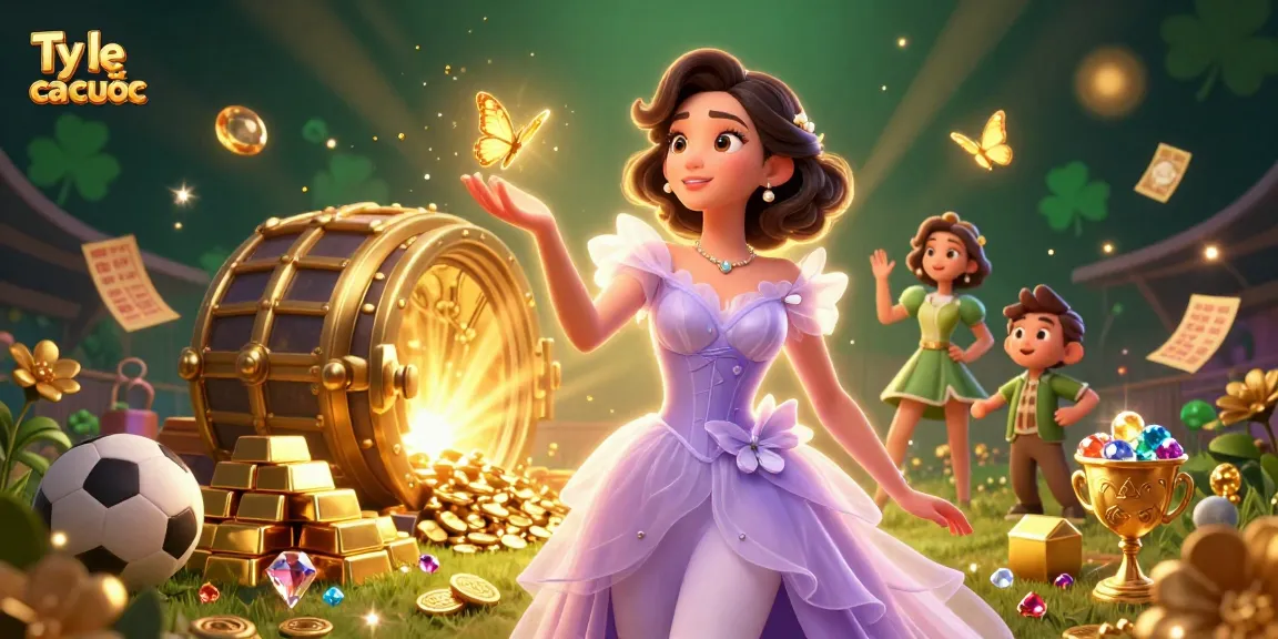 Experience exciting sports betting and Ty le ca cuoc insights with this vibrant illustration.