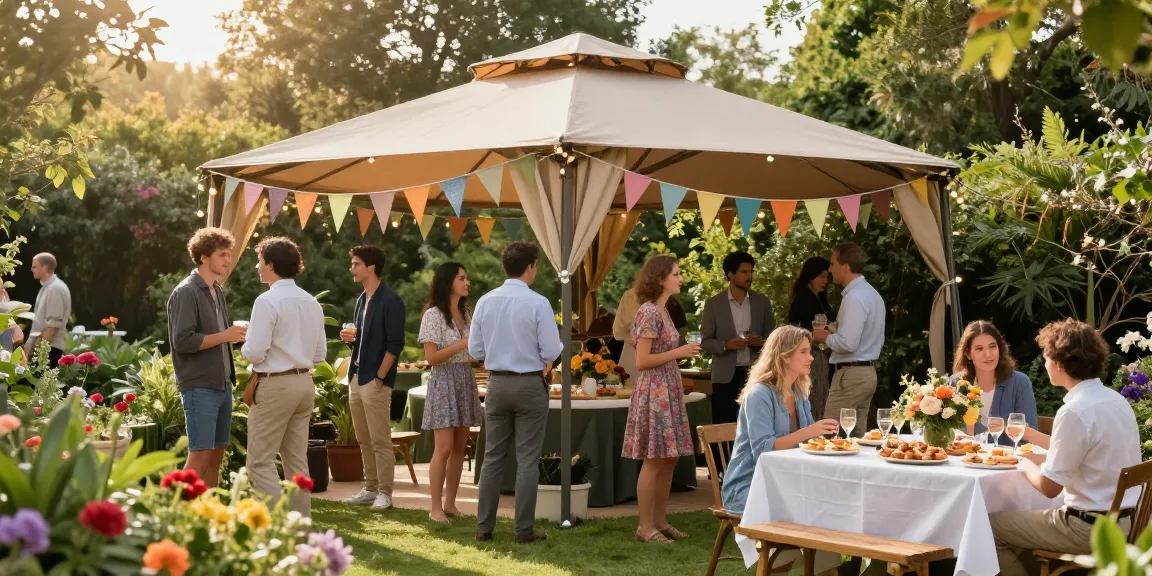 Experience vibrant outdoor events with gazebo hire from https://www.gazebohirelondon.co.uk/, featuring 3m x 3m pop-up gazebos, perfect for garden parties.