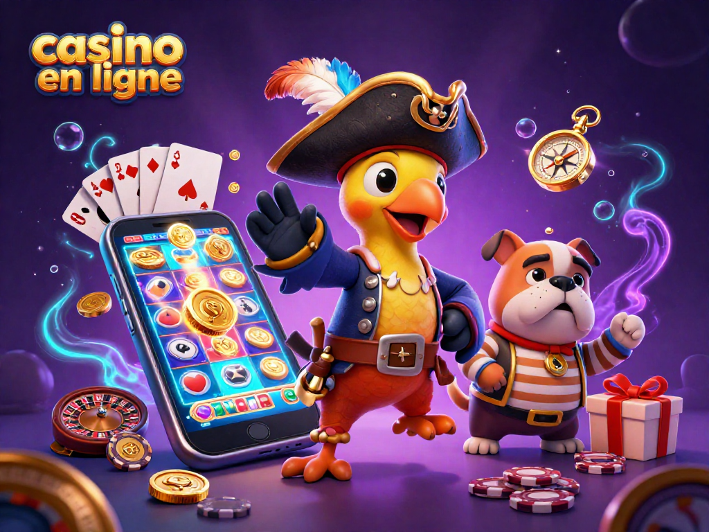 Jouez au casino en ligne avec des personnages animés, des jeux captivants et des gains éclatants.