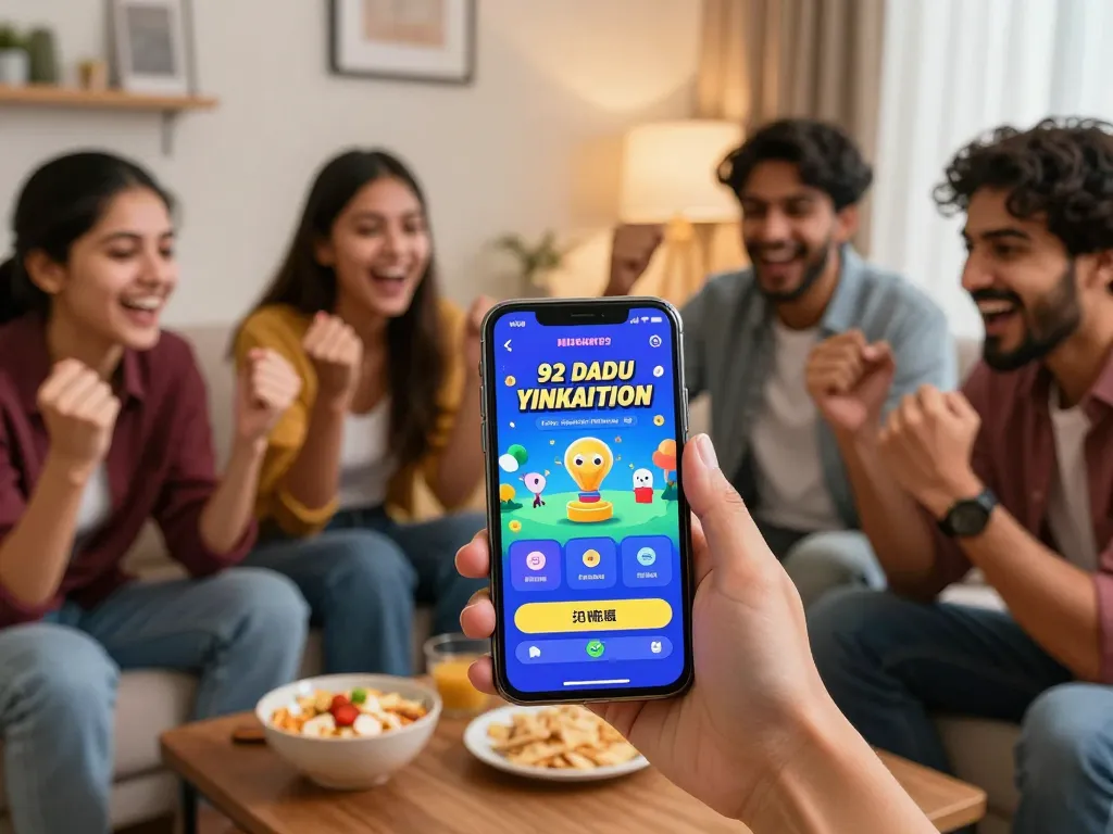 Exciting online earning game in Pakistan 2026 scene with friends engaging with 92 Dadu.