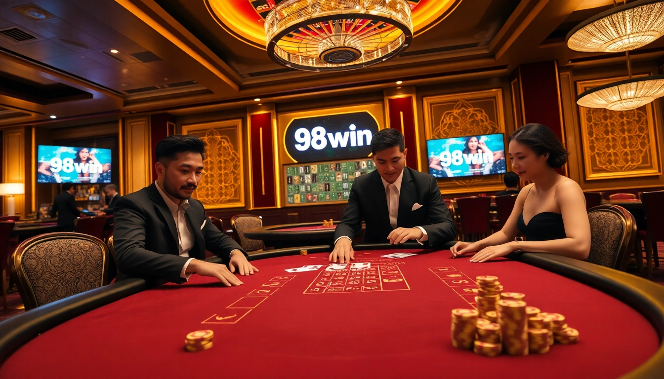 Engage with excitement at the blackjack table, experience 98win đăng nhập for thrilling casino action.