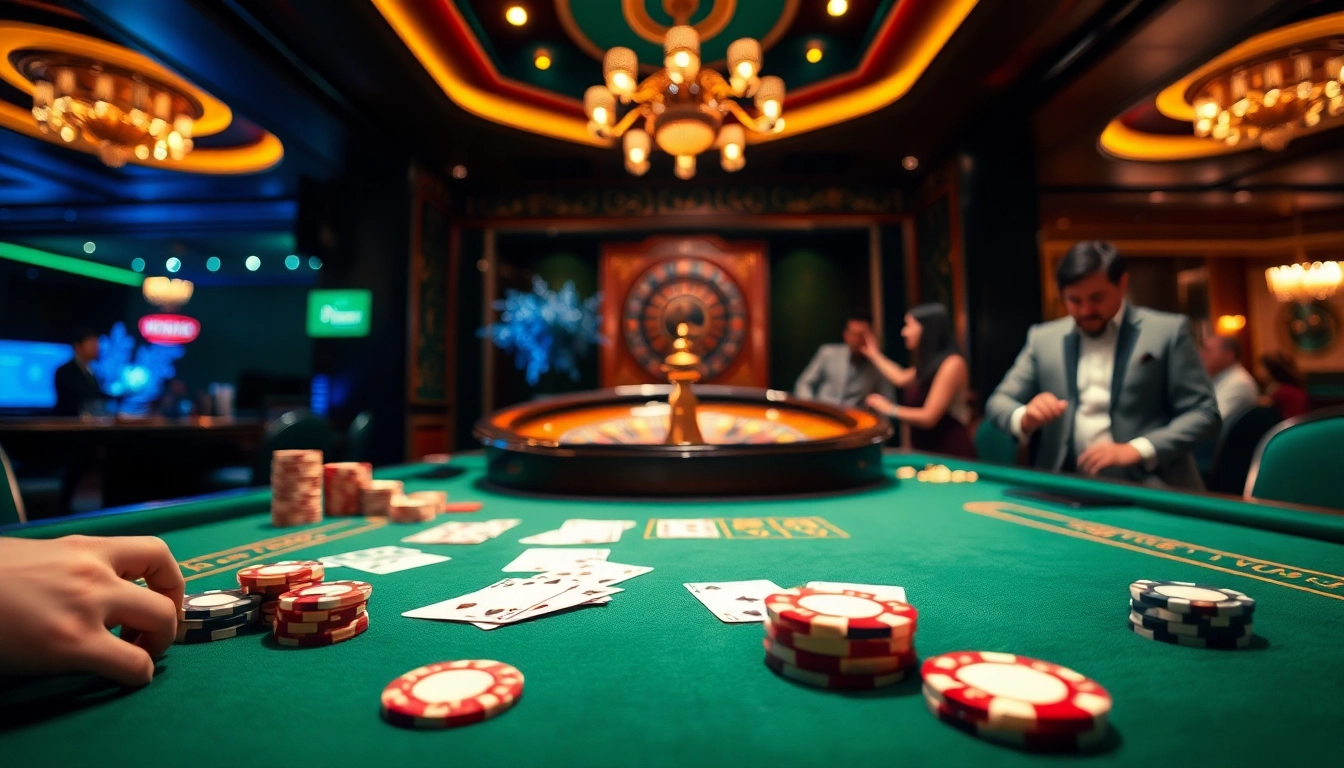 Experience thrilling gambling action at https://luongsontv5.com/ with vibrant casino decor and live play.