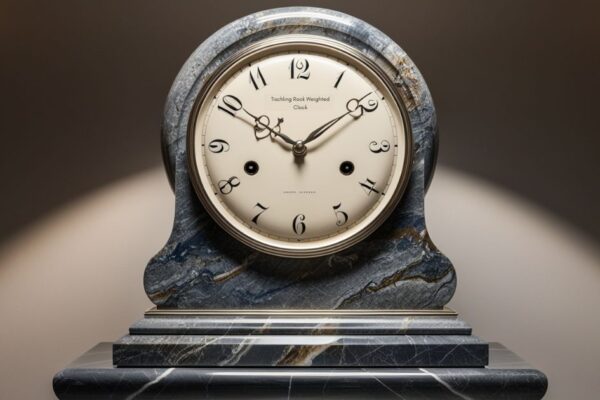 Tischling Rock Weighted Clock