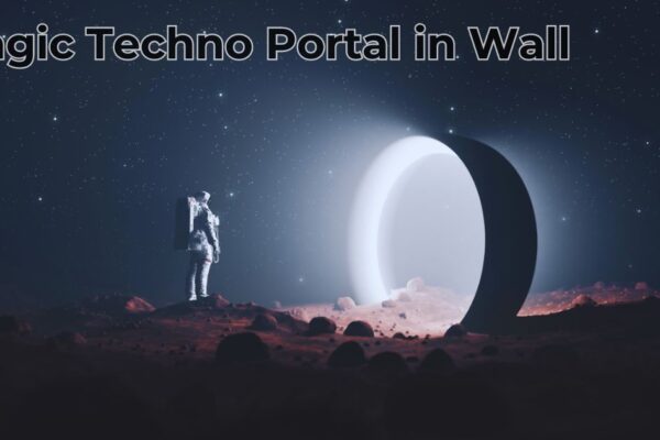 Magic Techno Portal in Wall