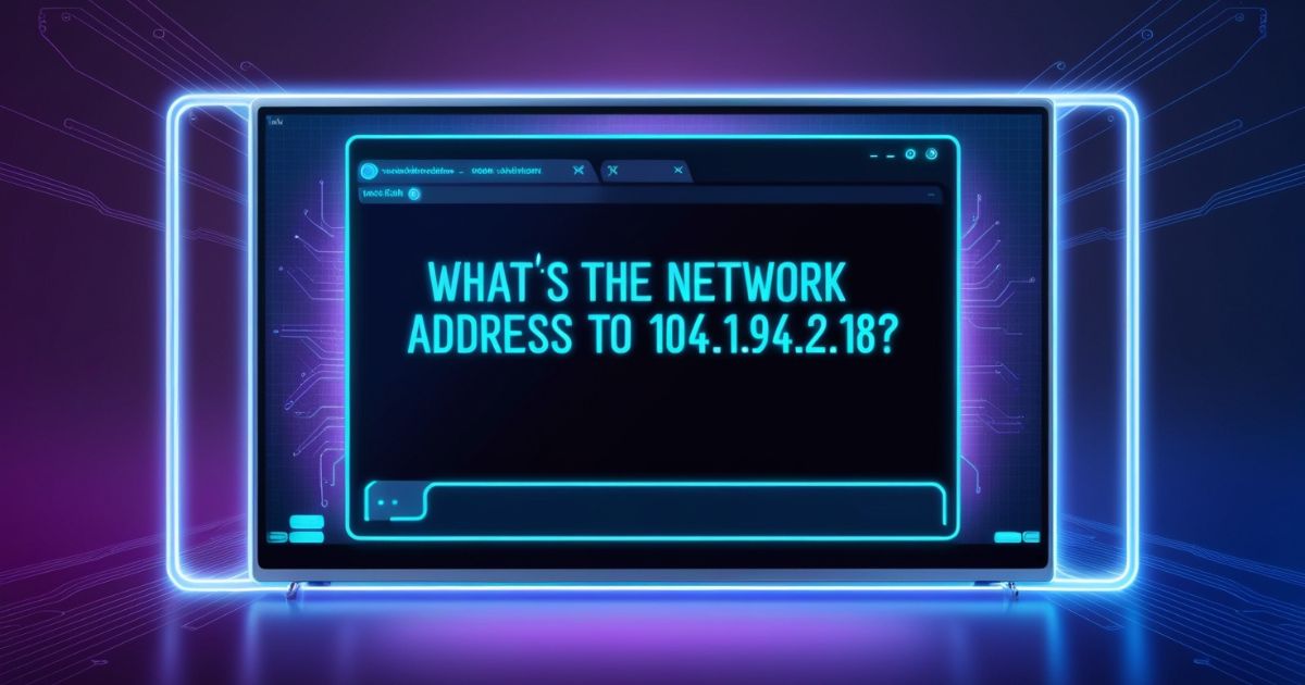 What's the Network Address to 104.1.94.218