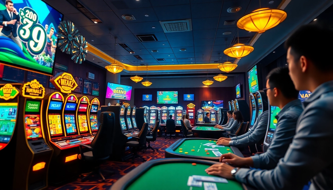 Exciting online casino environment at tk88win.live featuring virtual poker and slots.