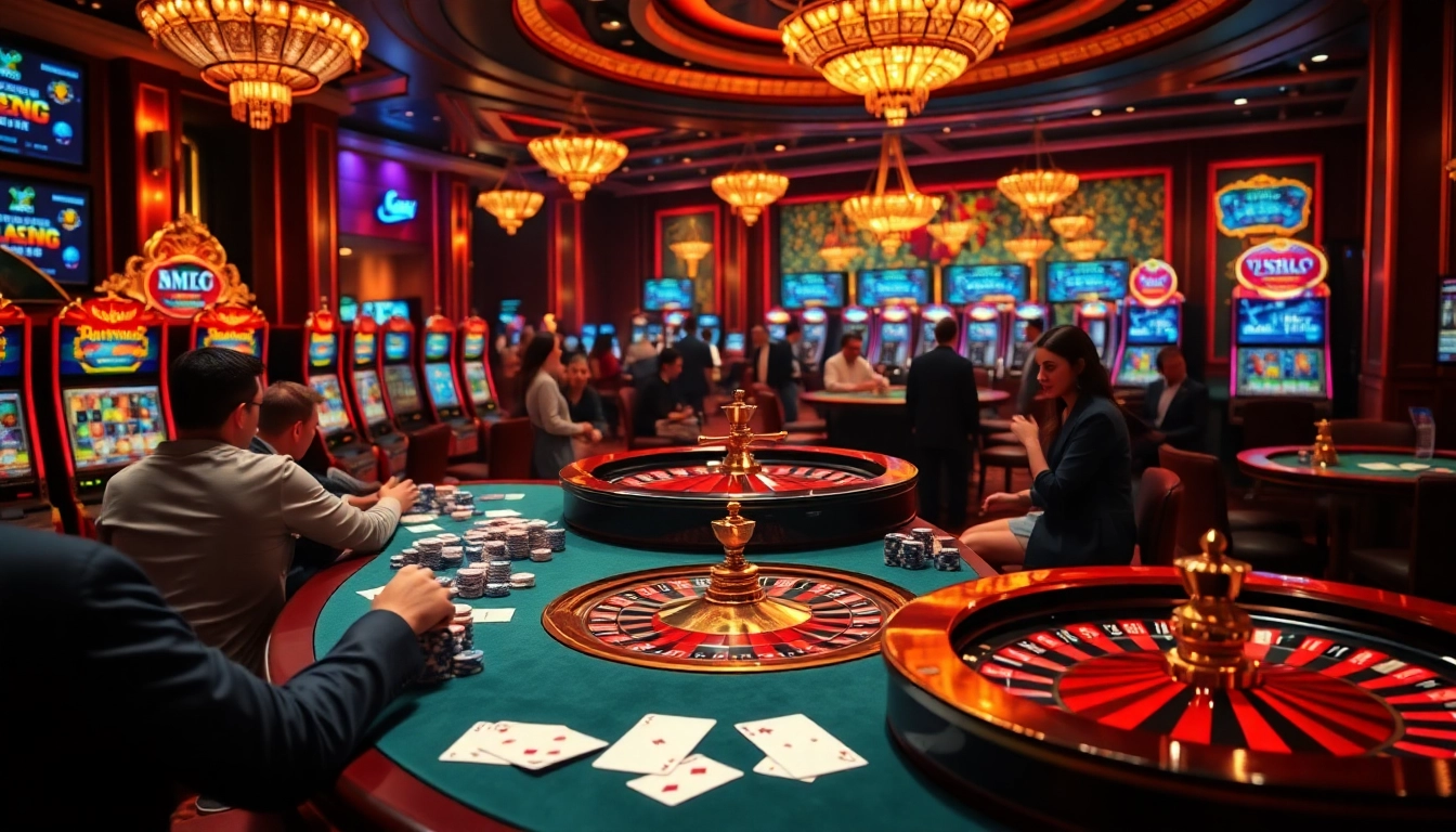 Experience thrills at MB66 casino with vibrant games and luxury gambling atmosphere.