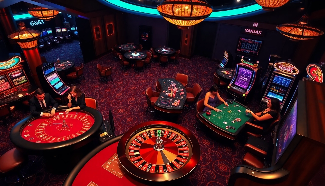 Experience the thrill of G28 gaming with exciting poker tables and vibrant slot machines.