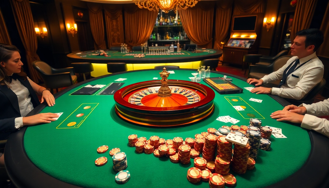 Experience thrilling moments at https://98win3h.io/ by playing roulette and poker at a luxurious casino.
