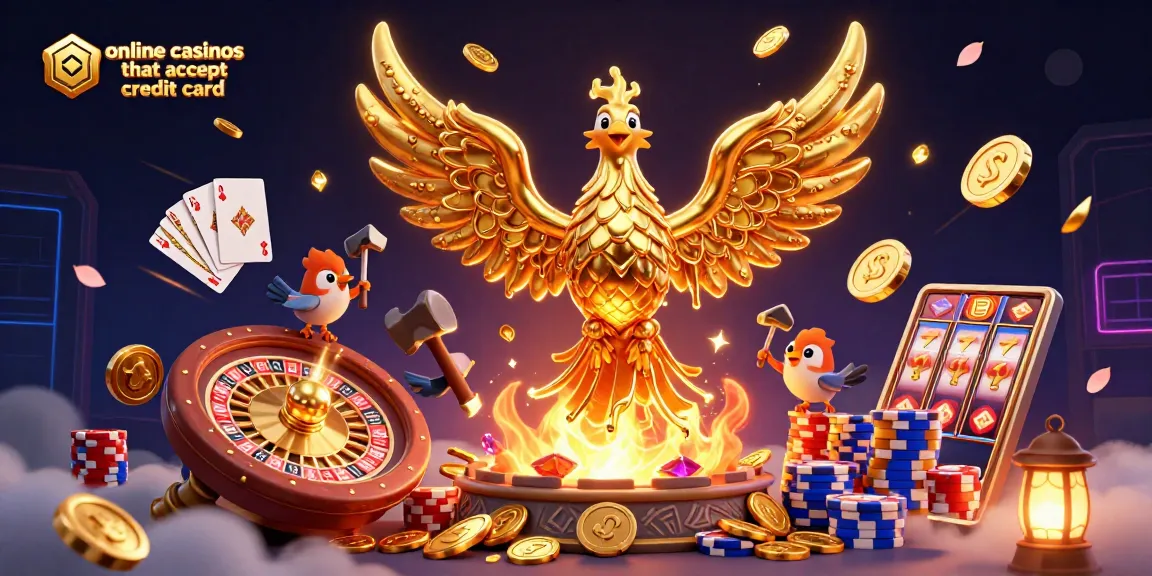 Experience thrilling action at online casinos that accept credit card with animated slots and gaming elements.